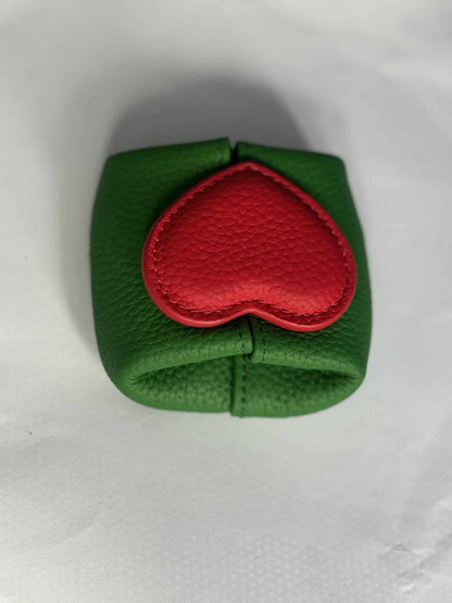 ❤️Sweetheart Mini Leather Pouch – Heart-Shaped & Compact, Jewelry & Coin Organizer, Multi-Purpose Pouch