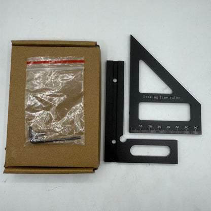 🔧📏Precision Carpenter Square Hole Scribing Ruler