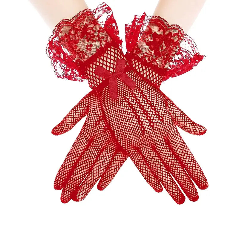 Women's Elegant Vintage Lace Gloves