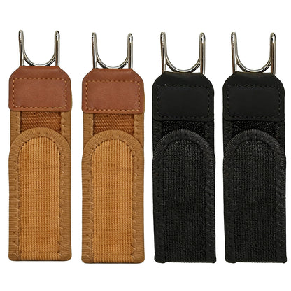 New Buckleless Belt with Hook – Metal Hook & Velcro, Adjustable & Stretchy, Comfortable Everyday Wear, Unisex