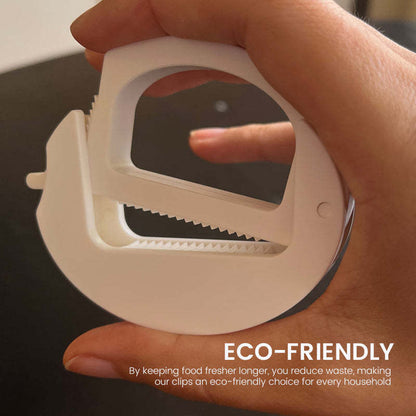 Food bag sealing clips