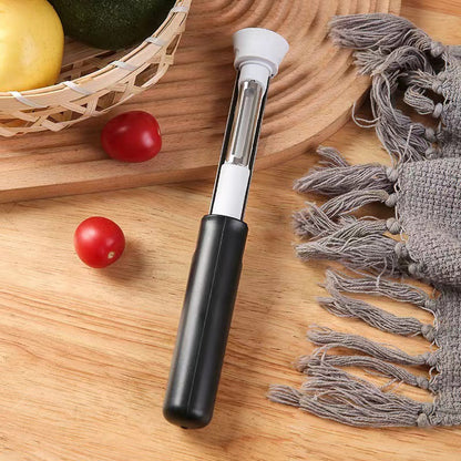 Stainless Steel 2-in-1 Fruit Corer and Peeler