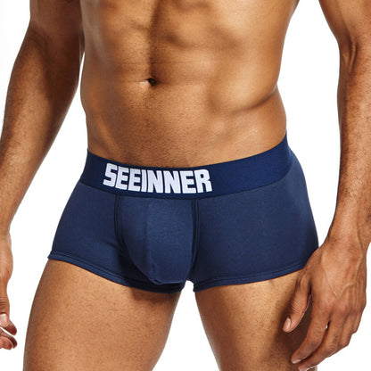 Men's Cotton Breathable Comfortable Stretch Boxer Shorts
