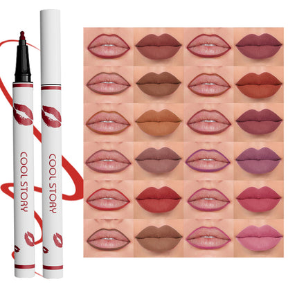 Multi-functional Matte Non-Transfer Long-Lasting Lip Color Pen