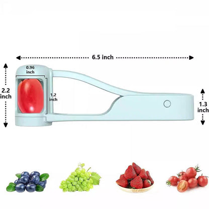 🍓Mini Fruit Wedge Cutter – One-Press Slices for Cherry Tomatoes, Limes & Plums, Great for Fruit Salads, Drinks & Kids' Snacks