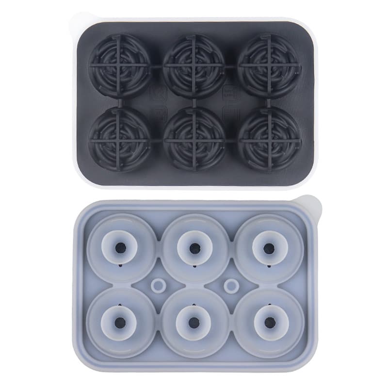 🌹🧊  Rose-Shaped Food-Grade Silicone Ice Mold