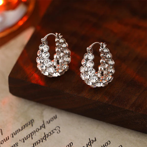 Stylish Rhinestone Earrings
