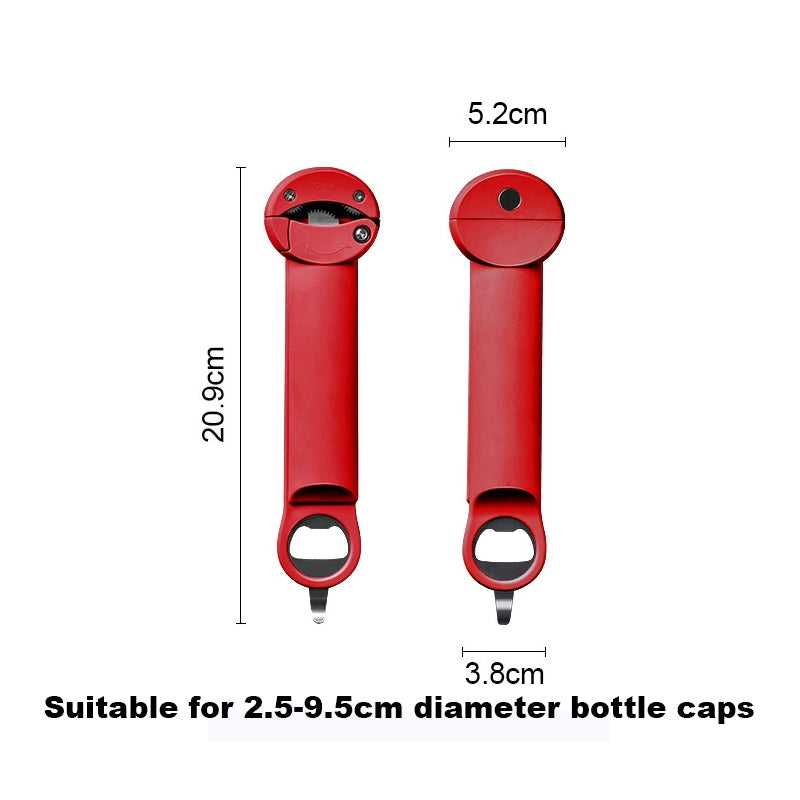 টেলিস্কোপিক ডিজাইনের সাহায্যে বহুমুখী এবং শ্রম-সাশ্রয়ী ক্যান ওপেনার