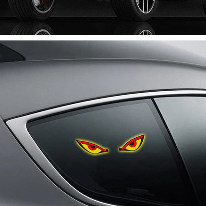 👿Solar Devil's Eye Car Light – Multi-Mode, Vibration & Light Sensor, Auto-On