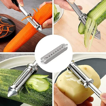 Stainless Steel Multifunctional Veggie Peeler