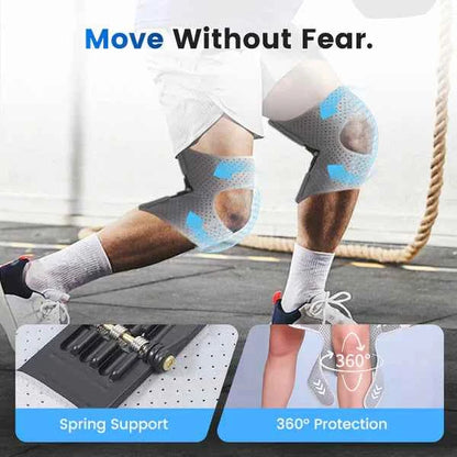 Adjustable Knee Protection Booster – Compression Support & Non-Slip | Breathable