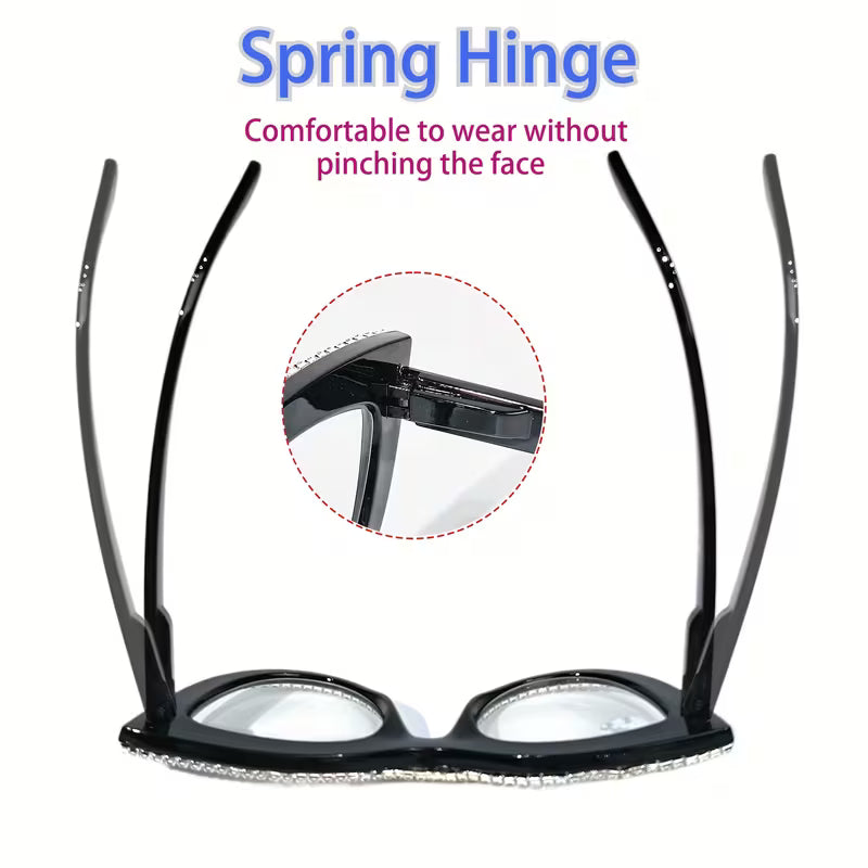Cat-Eye Reading Glasses with +1.0 to +4.0 Magnification