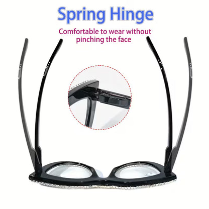 Cat-Eye Reading Glasses with +1.0 to +4.0 Magnification