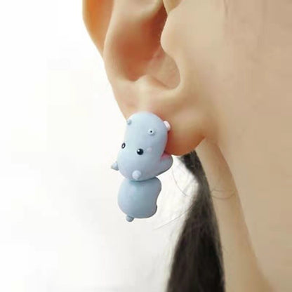 Cute Animal Bite Earrings