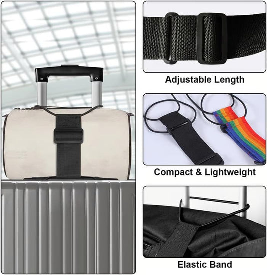 Elastic Luggage Connector Strap – Adjustable & Strong