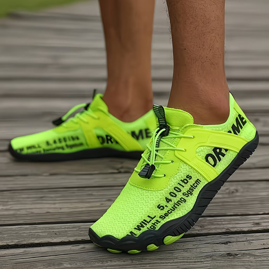 Men's Lightweight Quick-Dry Water Shoes – Non-Slip PU Sole