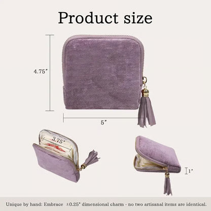 Jewelry zippered pocket case-Travel Jewelry Bag Portable Organizer