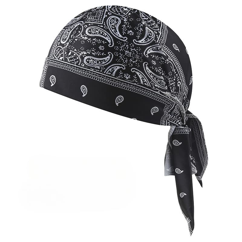 Unisex Elastic Paisley Headscarf Cap｜Breathable & Sports Ready