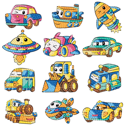Children's DIY free stick cartoon diamond painting