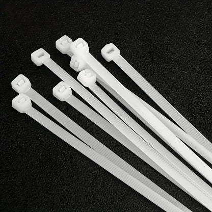 Self-Locking High-Quality Nylon Zip Ties, Flexible Fastening Straps