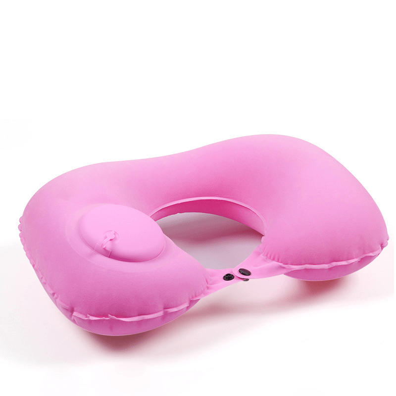 Press Type Inflatable U-shaped Pillow