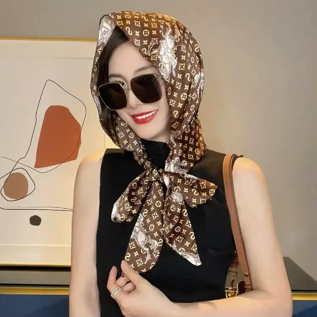 Fashionable head scarf, styles windproof and sun protection scarf