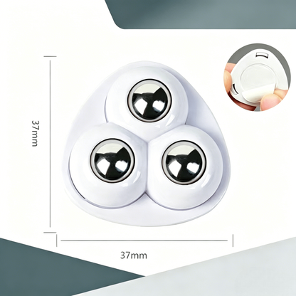 Mini Swivel Wheels – 360° Silent Rotation, Heavy Duty