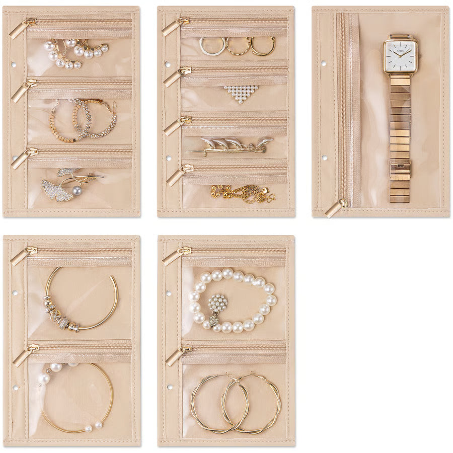Luxury Jewelry Organizer Book – Anti-Tarnish Jewelry Storage Case, Portable Travel Jewelry Holder for Rings, Earrings & Necklaces