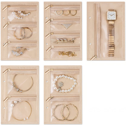 Luxury Jewelry Organizer Book – Anti-Tarnish Jewelry Storage Case, Portable Travel Jewelry Holder for Rings, Earrings & Necklaces