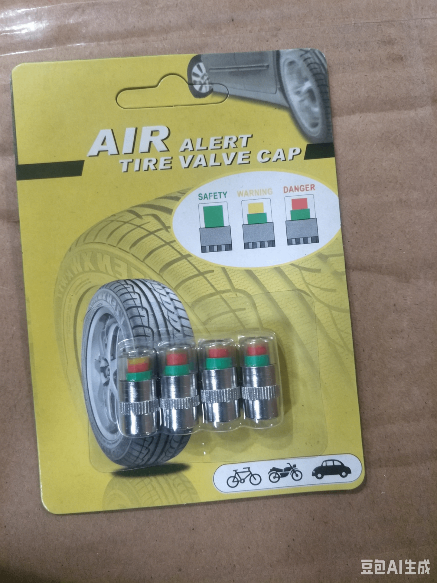 🚗Battery-Free Tire Pressure Monitoring Valve – Screw-On & Go, 3-Color Warning, Leak-Proof for Car & Motorcycle