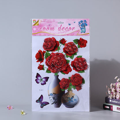 3D Flower Decorative Stickers
