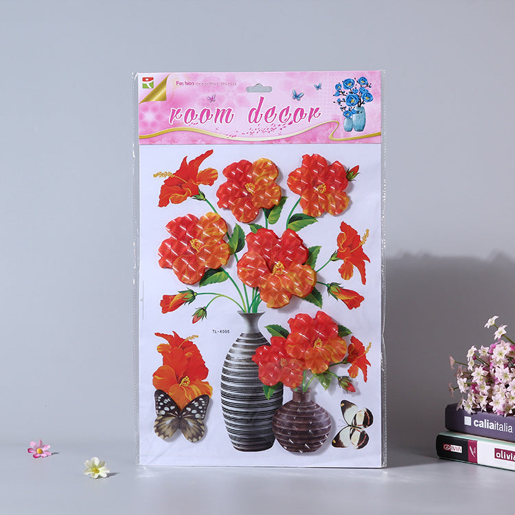3D Flower Decorative Stickers