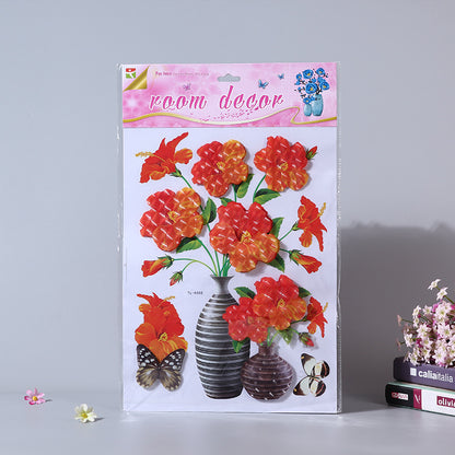 3D Flower Decorative Stickers