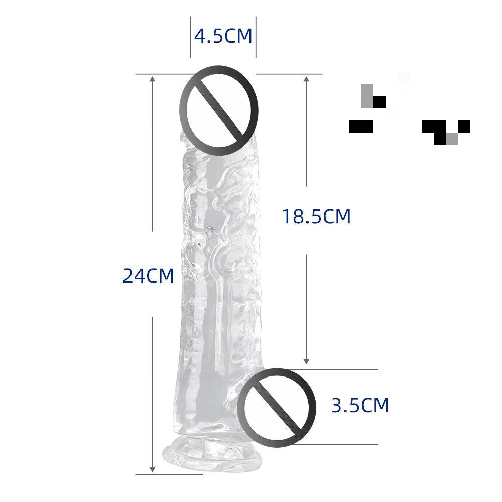 Realistic Transparent Crystal, Soft & Flexible
