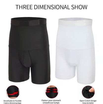 🧵Men’s High-Quality Breathable Shapewear Shorts – High-Waist Tummy Control, Hip & Thigh Shaper