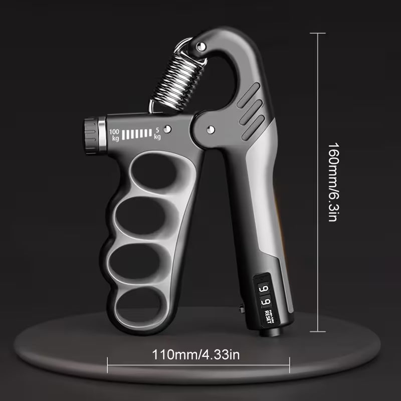 Adjustable Hand Gripper Trainer, 5-100 kg, for Muscle Training and Hand Strength Development