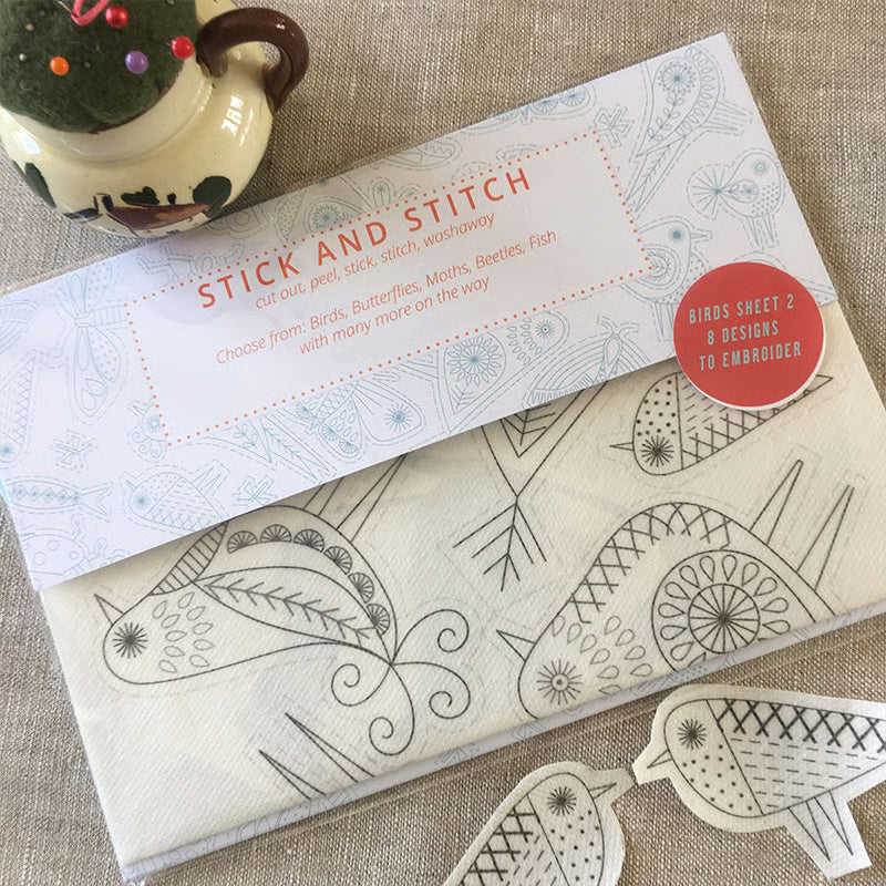 🌸 Water Soluble Embroidery Transfers – Stick & Stitch, No Tracing Needed, Dissolves in Water, Beginner-Friendly 🌸