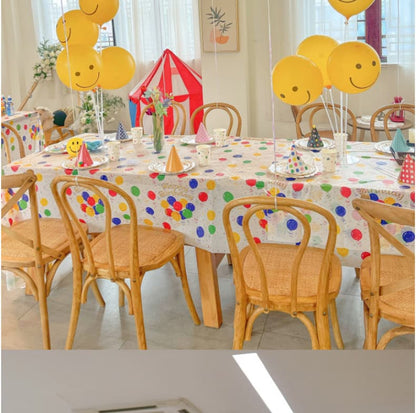4 Pcs Disposable Tablecloth for Party, Wedding, Picnic & Event Decoration