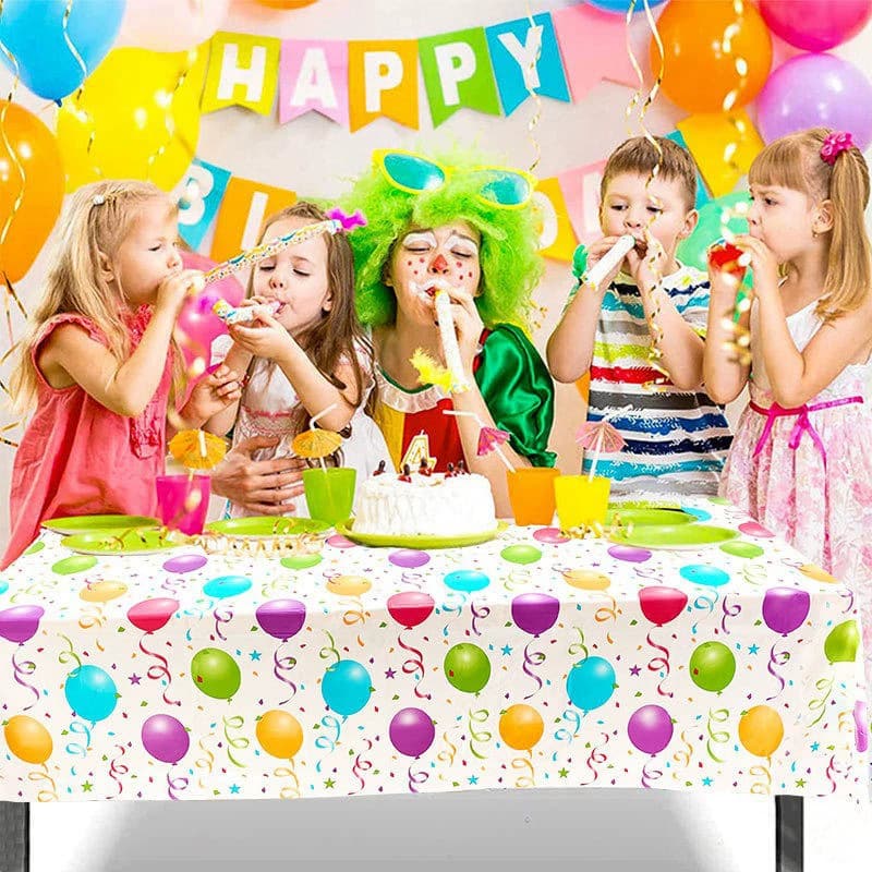 4 Pcs Disposable Tablecloth for Party, Wedding, Picnic & Event Decoration
