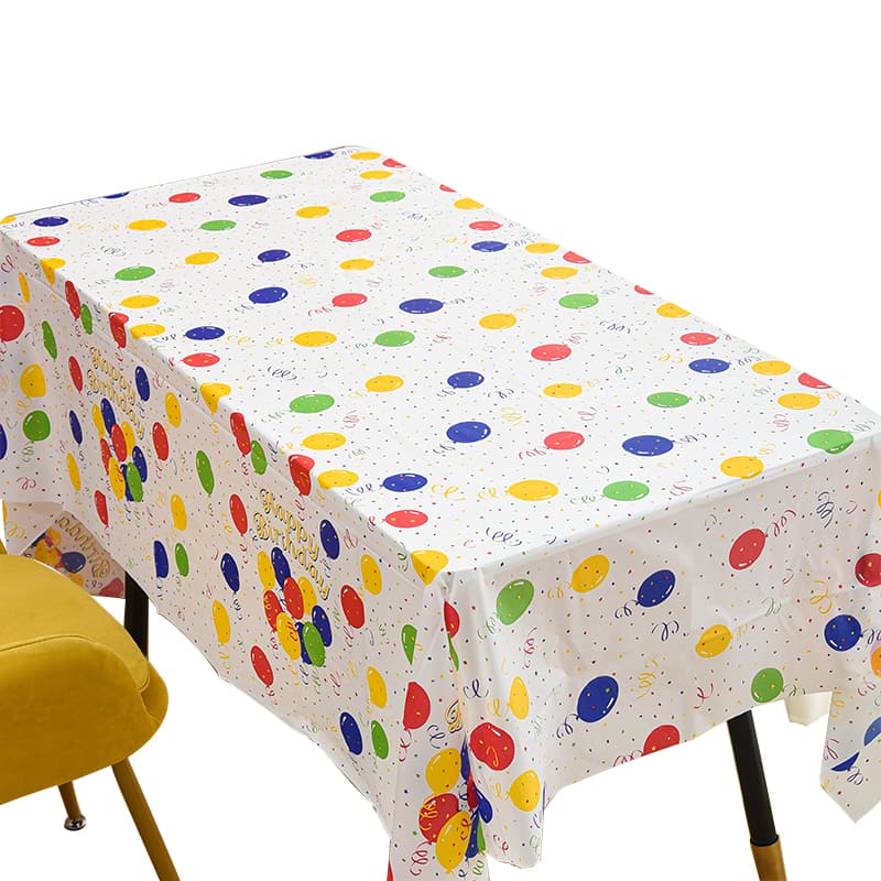 4 Pcs Disposable Tablecloth for Party, Wedding, Picnic & Event Decoration