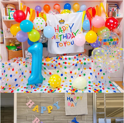 4 Pcs Disposable Tablecloth for Party, Wedding, Picnic & Event Decoration