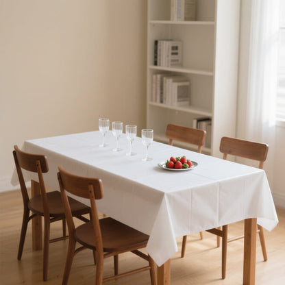 4 Pcs Disposable Tablecloth for Party, Wedding, Picnic & Event Decoration