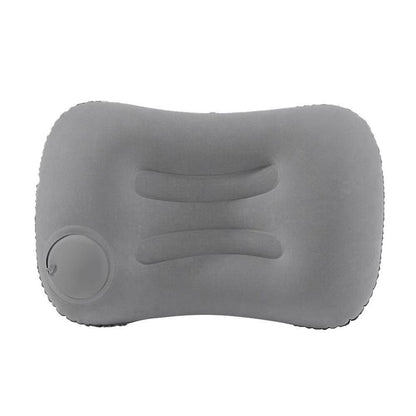 Foldable Press-to-Inflate Travel Back Pillow