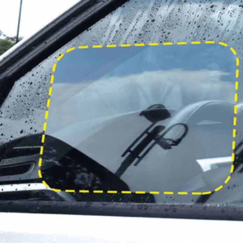 [4 PCS]Car Rear View Mirror Waterproof Film