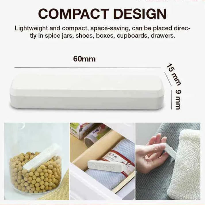 🏡Diatomite Moisture-Proof & Deodorizing Tablet – Absorbs Moisture, Prevents Mold, Freshens Air for Closet, Shoe Rack & Bathroom