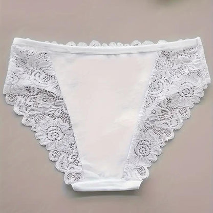 4pcs Women'S Floral Lace Underwear