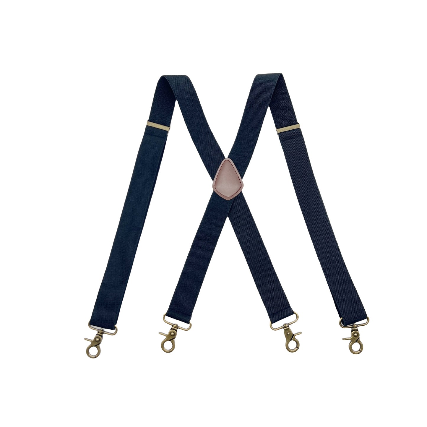 High Quality--Adjustable X-Type Unisex Four-Clip Suspenders