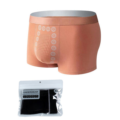 Milk Silk Comfortable Breathable Vitality Mid-waist Boxer Briefs