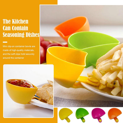 Dip Clip Bowl Plate Holder(4 Pcs/Set)