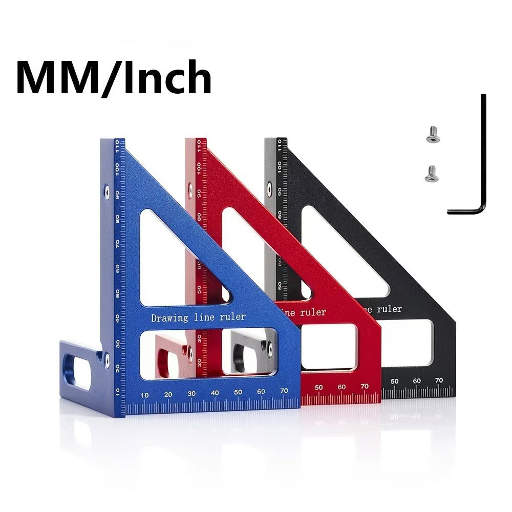 🔧📏Precision Carpenter Square Hole Scribing Ruler